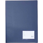 Pasta Catálogo Ofício com 20 Envelopes Visor 245x335mm Azul 1 UN Fino