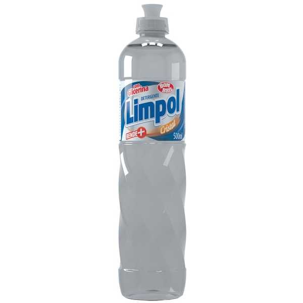 Detergente Líquido 500ml Cristal 1 UN Limpol