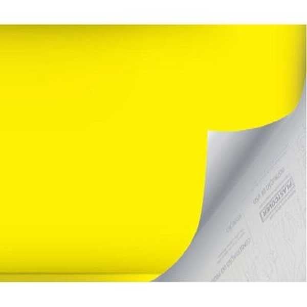 Plástico Autoadesivo Estampa Amarelo Opaco 45cm x 2m 1 UN Plastcover