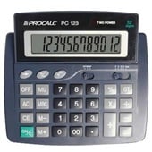 Calculadora de Mesa 12 Dígitos Cinza PC123 1 UN Procalc