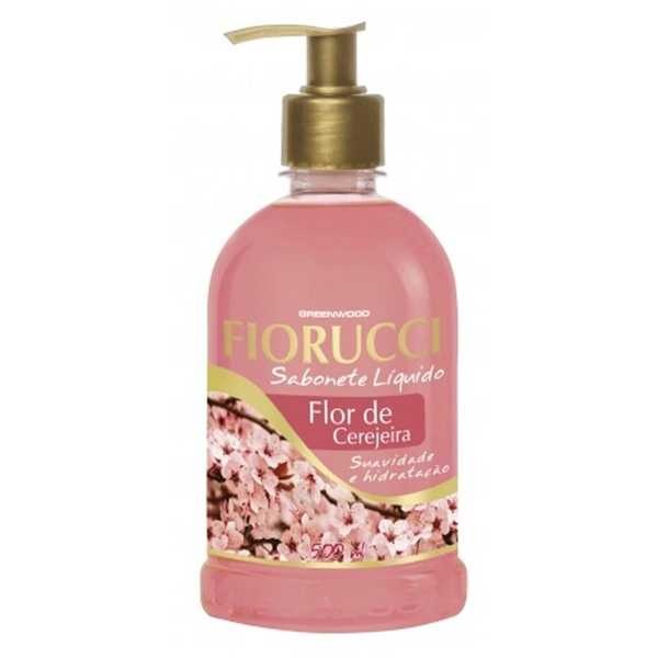 Sabonete Líquido Flor de Cerejeira 500ml 1 UN Fiorucci
