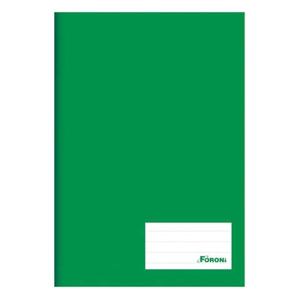 Caderno Brochurão Class Capa Dura Universitário 200x275mm 96 FL Verde 1 UN Foroni