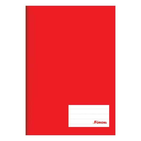 Caderno Brochurão Class Capa Dura Universitário 200x275mm 96 FL Vermelho 1 UN Foroni