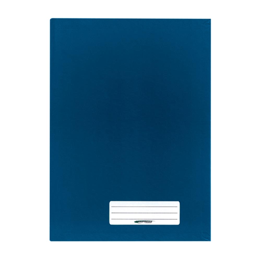 Caderno Brochura Capa Dura 1/4 48 FL Azul 1 UN Brimpress