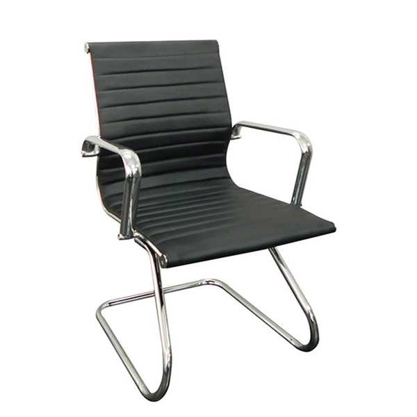 Cadeira Fixa Charles Eames em PU Base S Preta OR Design