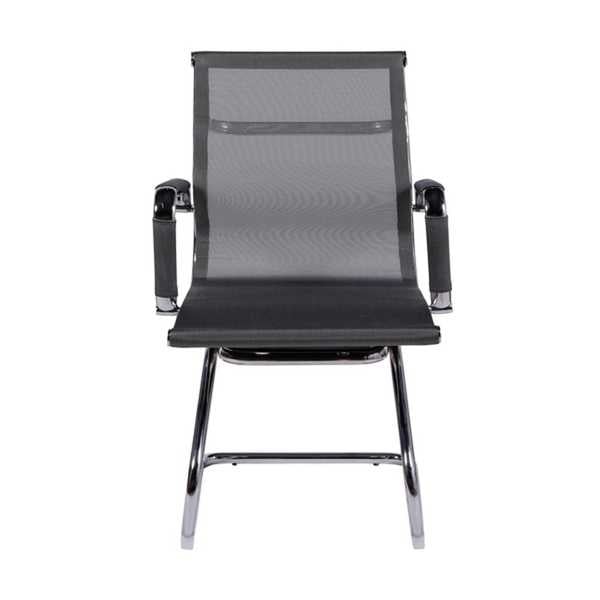 Cadeira Fixa Charles Eames em Tela Mesh Baixa Cinza OR Design