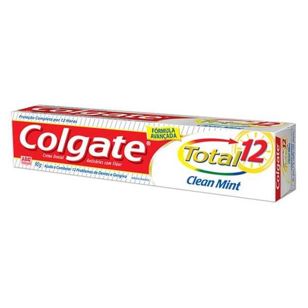 Creme Dental Total 12 Clean Mint 90g 1 UN Colgate