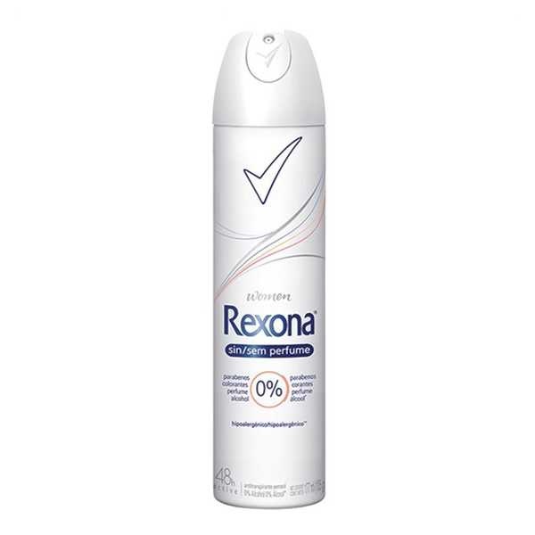 Desodorante Aerosol Feminino Sem Perfume 150ml 1 UN Rexona