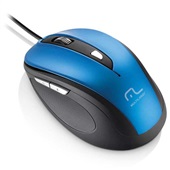 Mouse com Fio Comfort 6 Botões USB Azul MO244 1 UN Multilaser