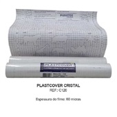 Plástico Autoadesivo Cristal 45cm x 25m 1 UN Plastcover