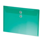 Envelope Vai e Vem Horizontal Verde 340x240mm 1 UN Plascony