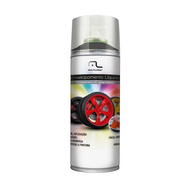 Spray de Envelopamento Líquido Preto Fosco 400ml AU420 1 UN Multilaser