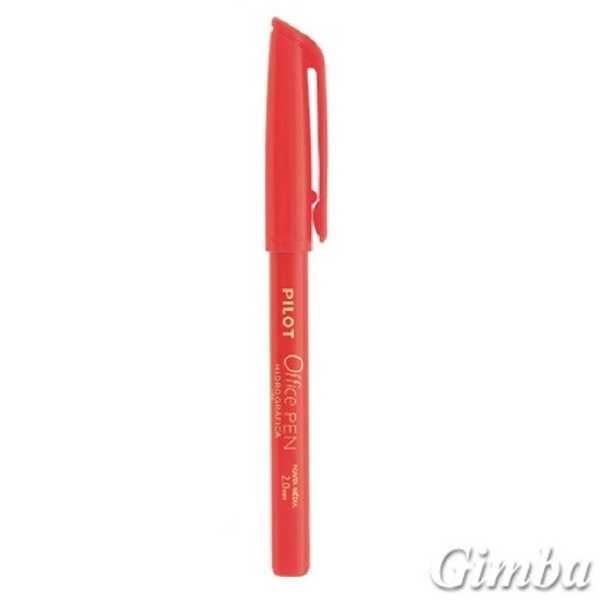 Caneta Hidrográfica Office Pen Vermelha 2.0mm 1 UN Pilot