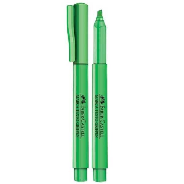 Pincel Marca Texto Grifpen Super Fluorescente Verde 1 UN Faber Castell