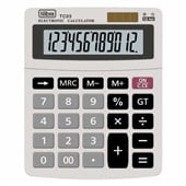 Calculadora de Mesa 12 Dígitos Cinza TC05 1 UN Tilibra