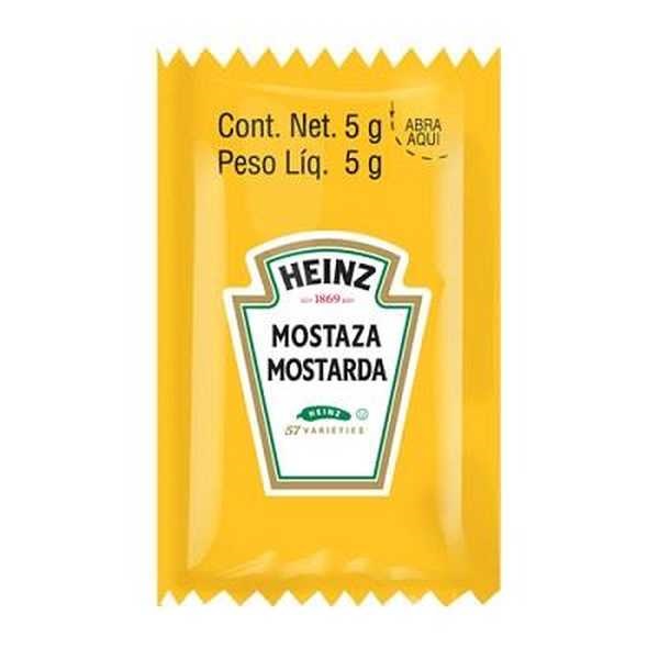 Mostarda em Sachê 5g CX 192 UN Heinz