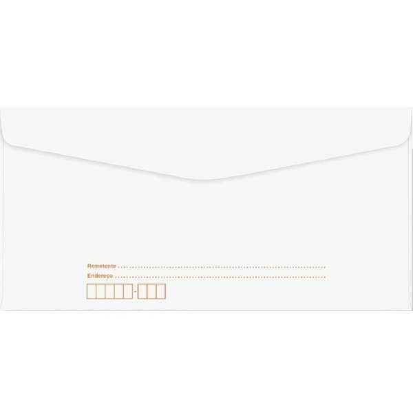 Envelope Comercial Ofício com RPC Branco 75g 114x229mm 1 UN Foroni