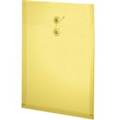 Envelope Vai e Vem Vertical Amarelo 240x340mm 1 UN Plascony