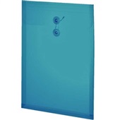 Envelope Vai e Vem Vertical Azul 240x340mm 1 UN Plascony