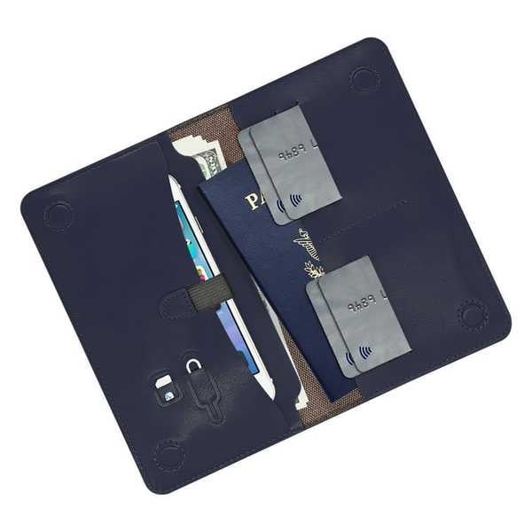 Porta Passaporte e Smartphone Azul TLPPMB 1 UN Geonav
