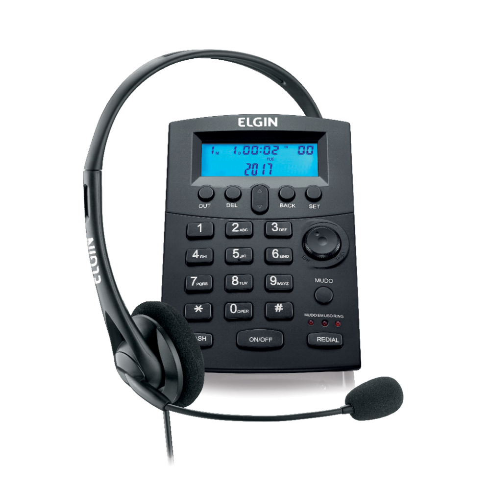 Headset com Teclado HST 8000 RJ9 1 UN Elgin