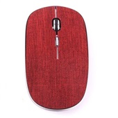 Mouse sem Fio Twill Bluetooth em Tecido Vermelho MS600 1 UN OEX