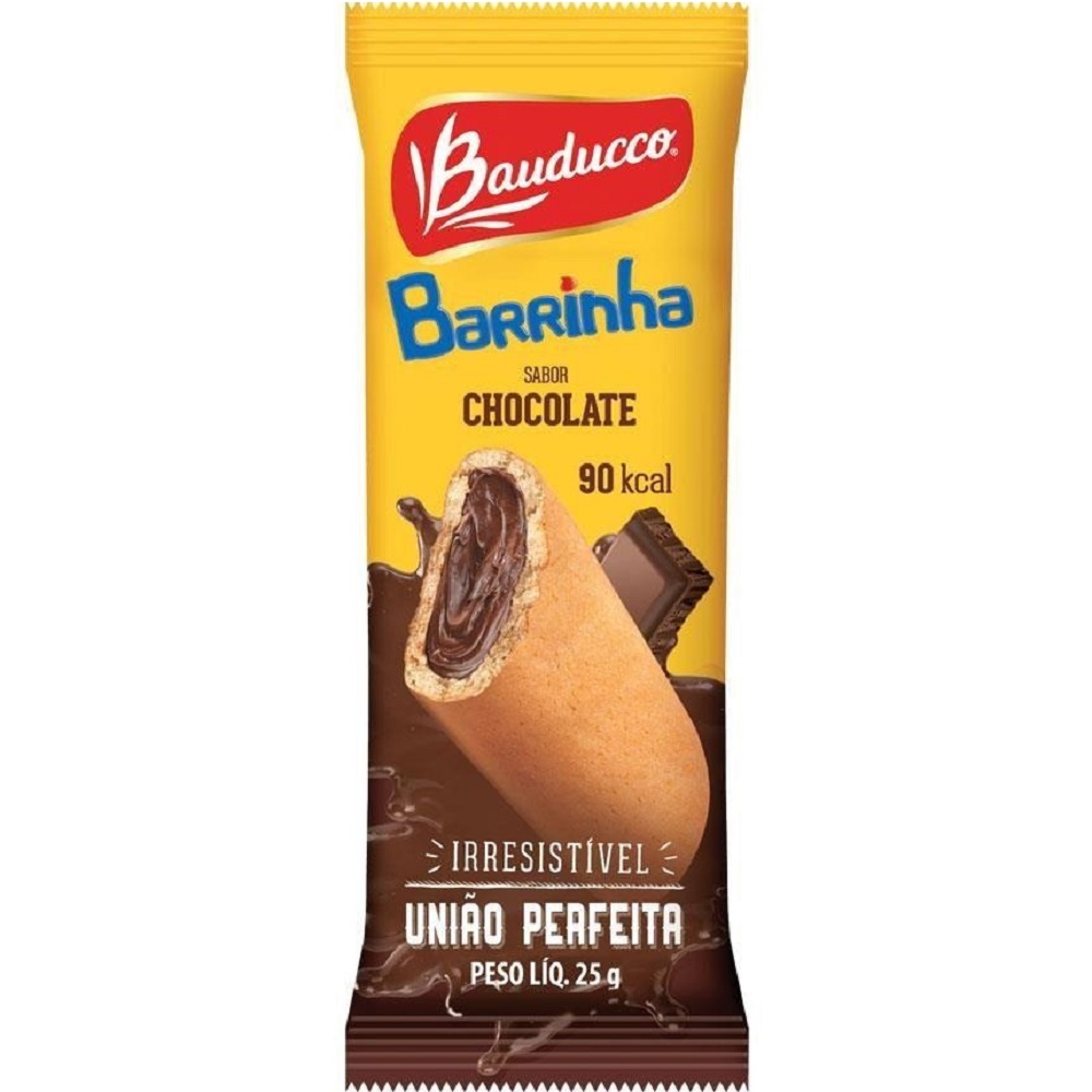 Barrinha Chocolate 25g 1 UN Bauducco