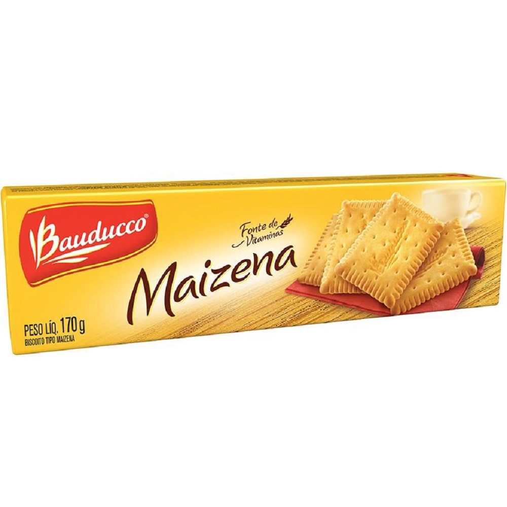 Biscoito Maizena 170g 1 PT Bauducco