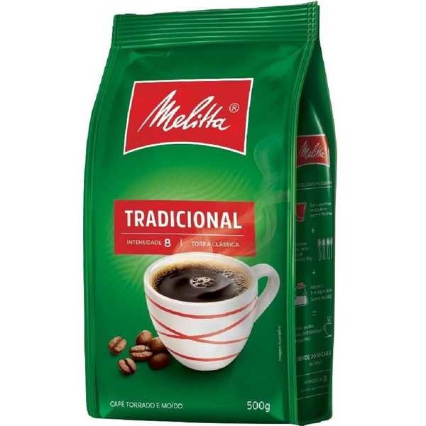 Café em Pó Tradicional 500g 1 Pacote Melitta Gimba
