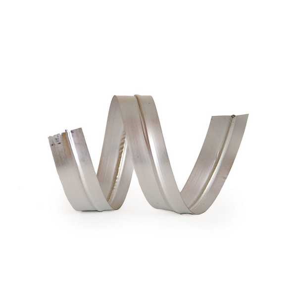 Fecho Prático Prata Fosco 11cm x 4mm PT 100 UN Cromus