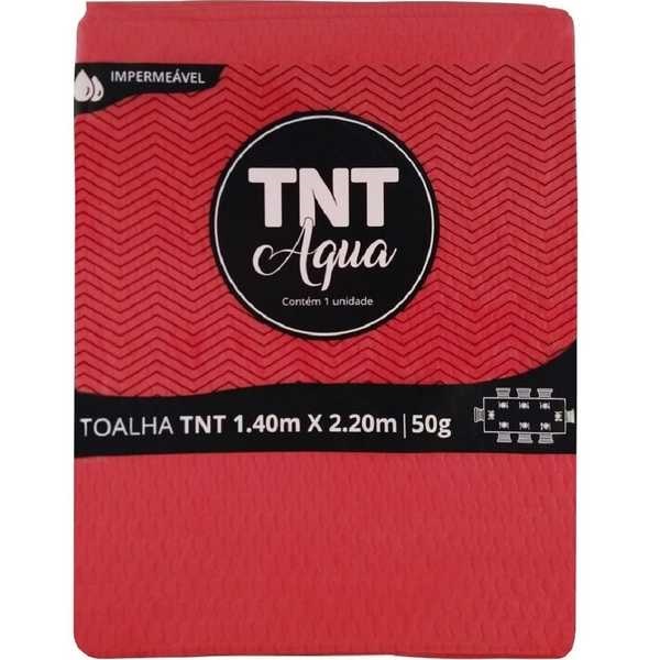 Toalha de Mesa TNT Aqua Vermelho 1,40x2,20m 1 UN Grampline