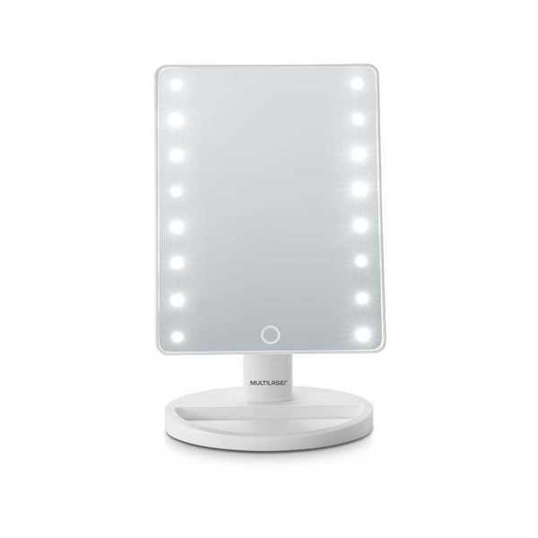 Espelho de Mesa com LED Branco 1 UN Multilaser