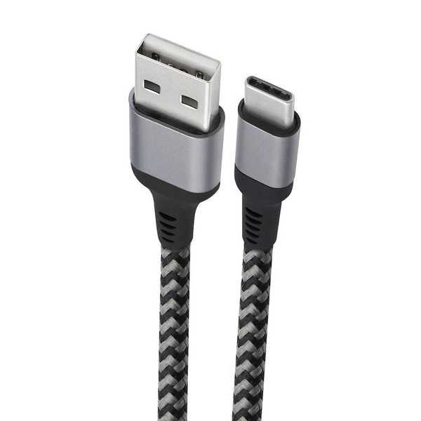 Cabo USB e USB-C 1,5m Cinza 1 UN Geonav