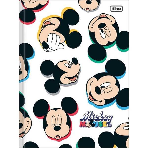 Caderno Brochurão Capa Dura Universitário 80 FL Mickey B 1 UN Tilibra