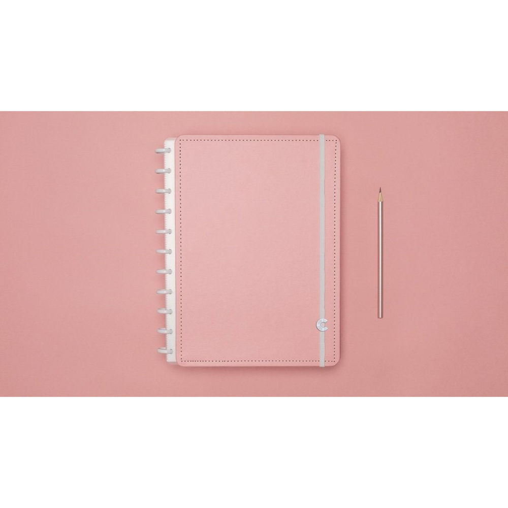 Caderno Inteligente Rose Pastel 80FL Grande 1 UN