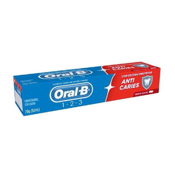 Creme Dental 123 70g 1 UN Oral B