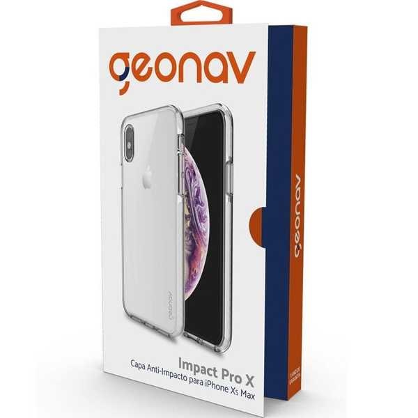 Capa Impact Pro X iPhone XS Max Branco 1 UN Geonav