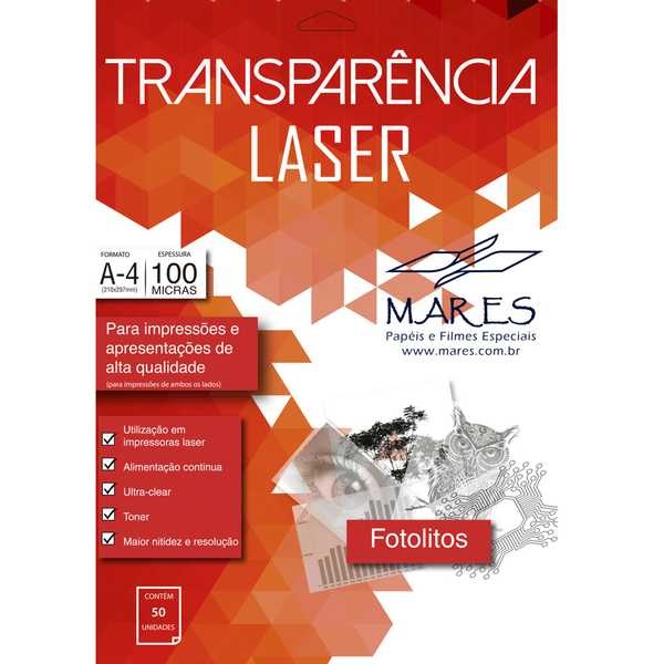 Transparência Laser sem Tarja A4 CX 50 FL Mares
