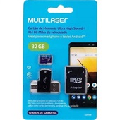 Cartão de Memória Ultra High Speed-I 32GB MC151 1 UN Multilaser