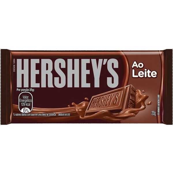 Barra de Chocolate ao Leite 20g 1 UN Hershey's