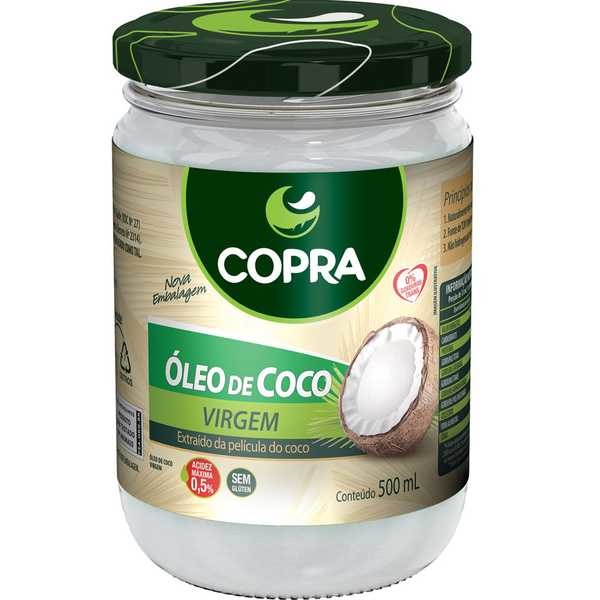 Óleo de Coco Extra Virgem 500ml 1 UN Copra