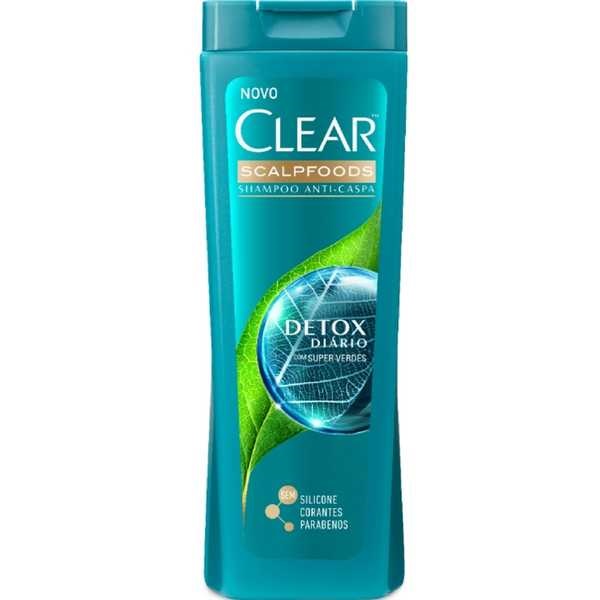 Shampoo Anticaspa Detox Diário 200ml 1 UN Clear
