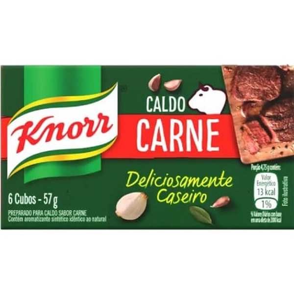 Caldo de Carne 57g 6 Cubos 1 UN Knorr