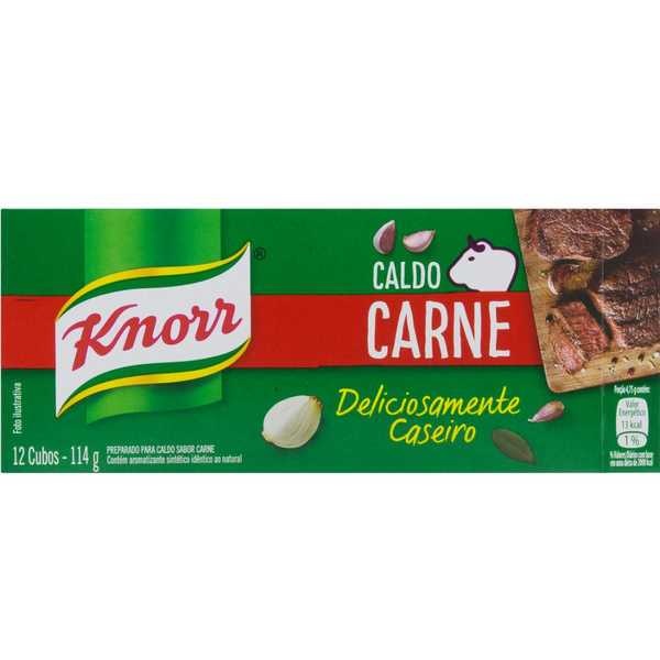 Caldo de Carne 114g 12 Cubos 1 UN Knorr