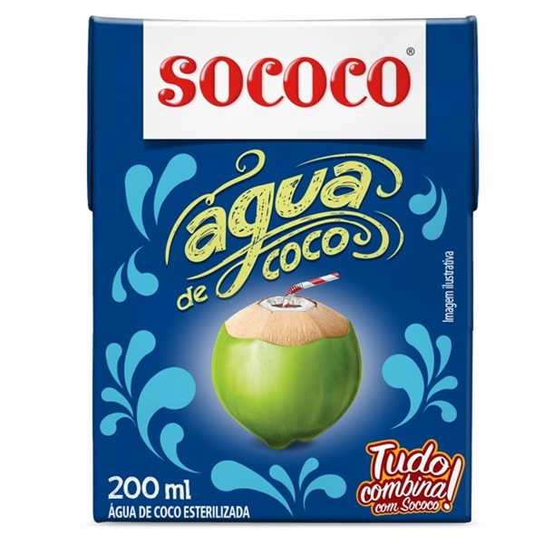 Água de Coco 200ml 1 UN Sococo