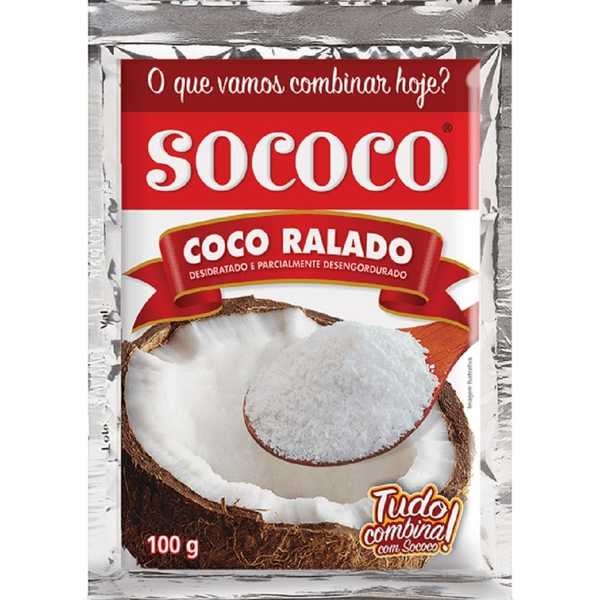 Coco Ralado 100g 1 UN Sococo