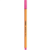 Caneta Hidrográfica Rosa Neon 0,4mm Point 88 1UN Stabilo