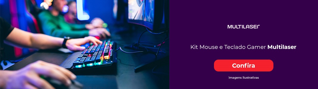 Multilaser	Kit Mouse e Teclado Gamer